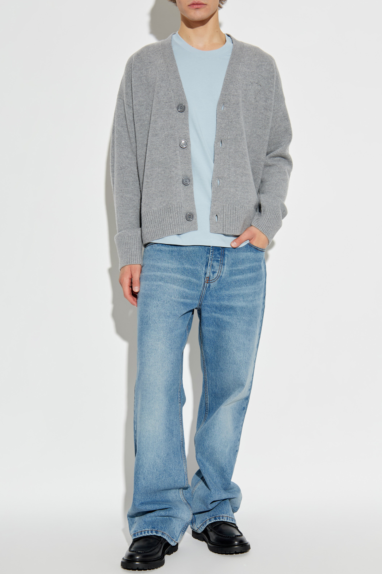 【送料&関税込】Ami Alexandre Mattiussi ami Cardigan Ami Alexandre Mattiussi Wool cardigan | Men's Clothing | Vitkac